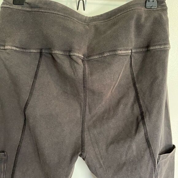 NEW Free People Wash Black Stirrup Side Pockets Joggers.Size M - Picture 8 of 16